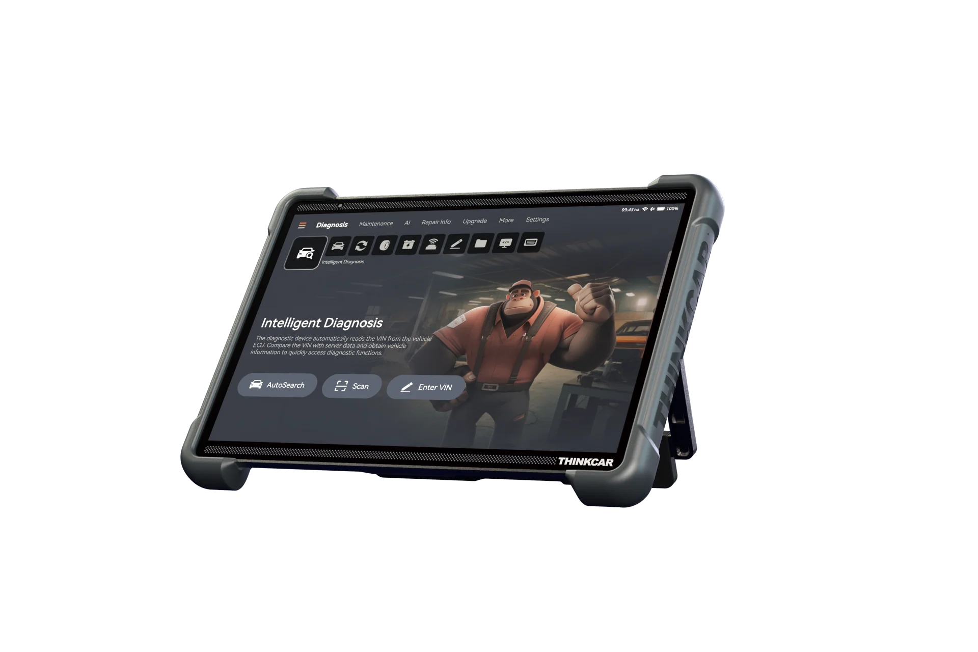 Thinkcar Platinum 399 14-Inch Professional Diagnostic Tablet - Bi-Directional OBD2 Scanner with ECU Coding - Image 3