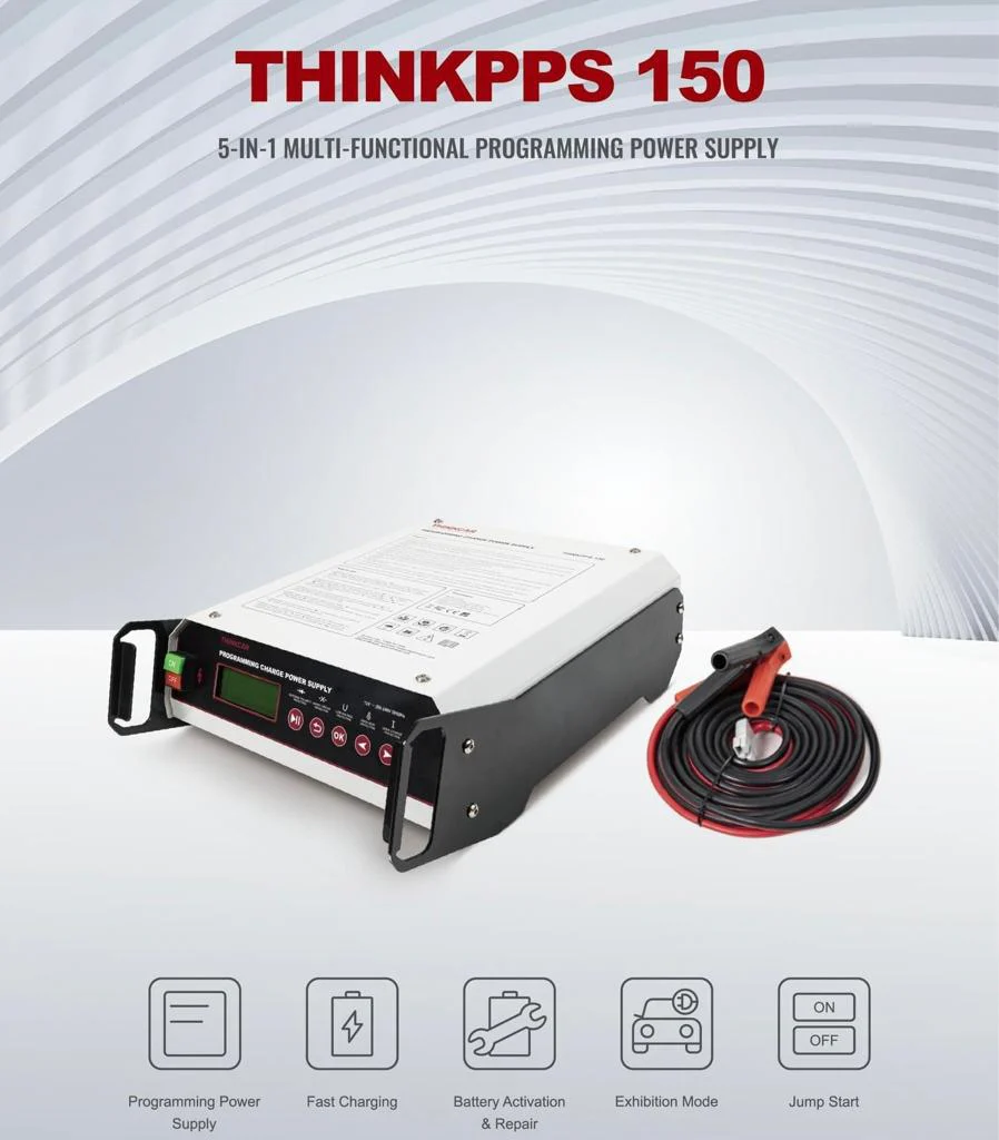 Thinkcar ThinkPPS 150 Flashing Reprograming Power Supply Vehicle Diagnostic Scan Tool - Image 4