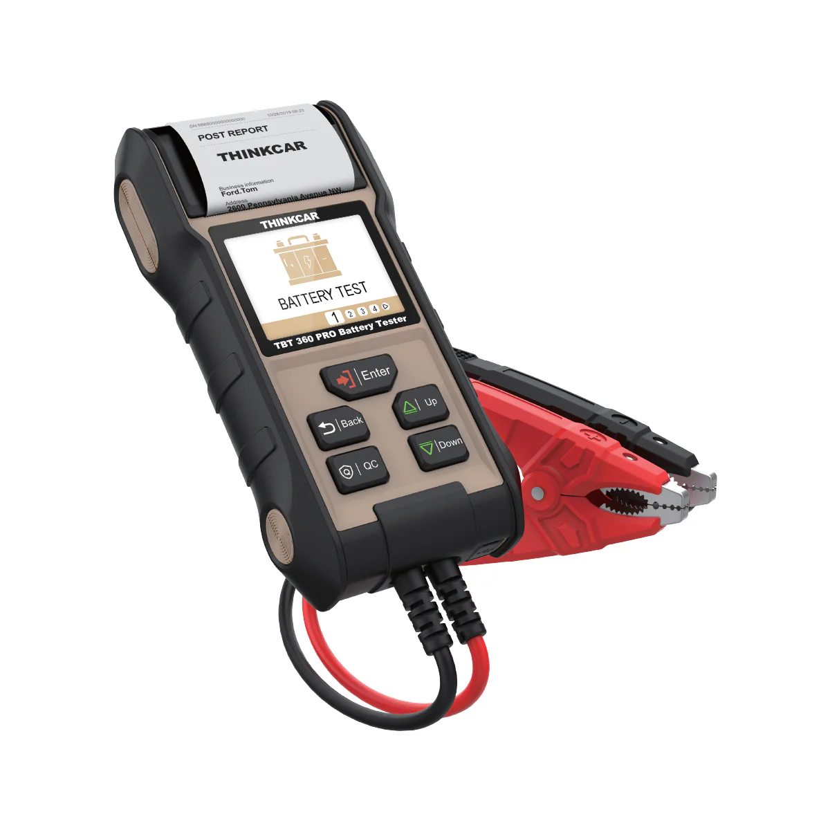 Thinkcar TBT 360 PRO Automotive Battery Tester & Charging System Analyzer - 12V Battery Diagnostic Tool - Image 3