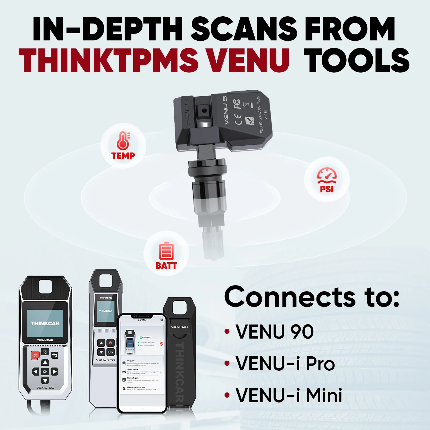 Thinkcar VENU Series Universal Programmable TMPS Tire Pressure Sensor - Image 5
